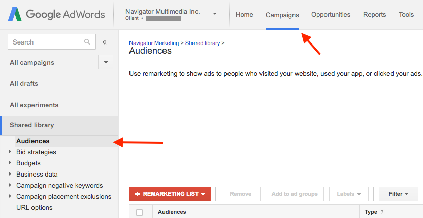 adwords remarketing